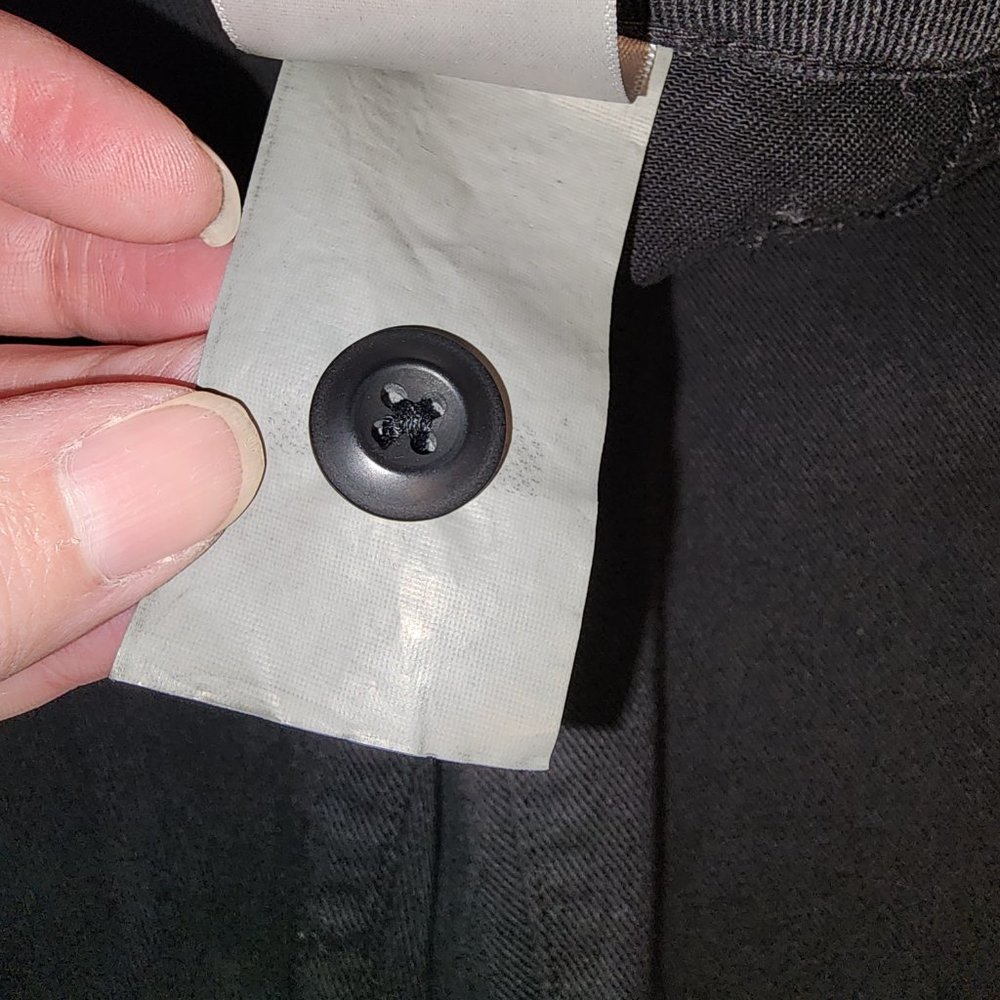 Quince Stretch Cotton Twill Wide-Leg Crop Pant NWOT Black Size 27 - Picture 7 of 7